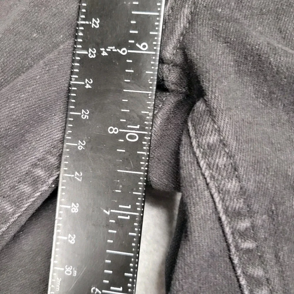 We The Free Free People Black Slim Straight Yoke Front Jeans Size 27